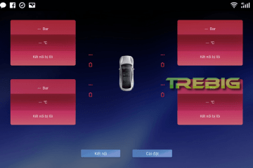 Phần mềm cảm biến áp suất lốp Trebig TPMS Storebao Tiếng Việt 100% 1