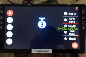 Phần mềm Trebig FHD camera hành trình U6 và U2 phiên bản 01-JR 3